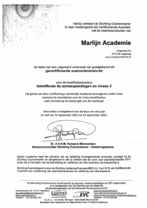 Certificaat Gecertificeerd examenlevercier-1