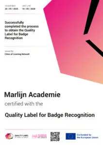 Quality Label for badge recognition